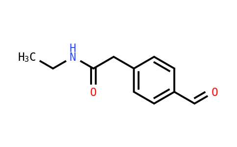 20419 - Benzeneacetamide, N-ethyl-4-formyl- | CAS 2477812-42-1