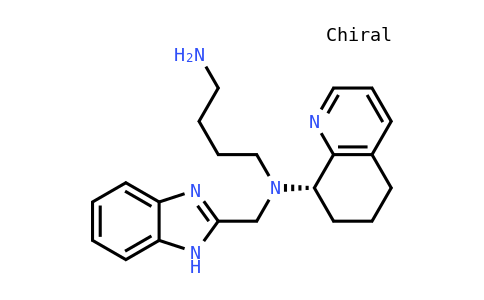20427 - N'-(1H-苯并咪唑-2-甲基)-N'-((S)-5,6,7,8-四氢喹啉-8-基)丁烷-1,4-二胺 | CAS 558447-26-0