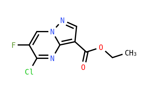 20480 - ethyl 5-chloro-6-fluoropyrazolo[1,5-a]pyrimidine-3-carboxylate | CAS 2359650-50-1