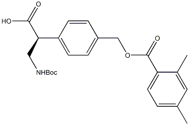 183218 - (S)-3-(tert-butoxycarbonyl)-2-(4-((2,4-dimethylbenzoyloxy)methyl)phenyl)propanoic acid | CAS 2097334-20-6