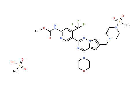 24078 - Risovalisib mesylate | CAS 1494684-33-1